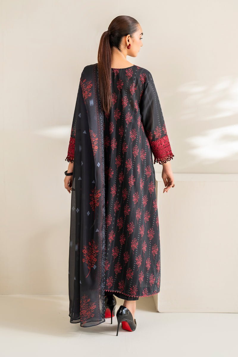 BAROQUE 3PC EMBROIDERED PRINTED LAWN SUIT (BQU-UF-D675) gulbuy.com