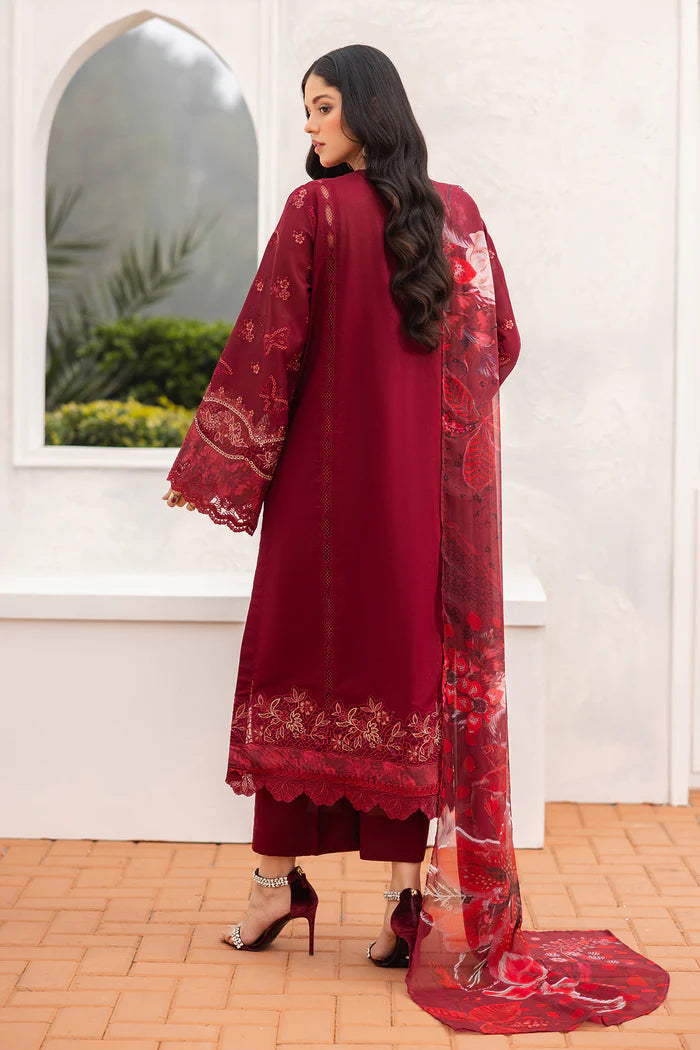 Baroque 3Pc Embroidered Lawn Suit UF-4150 gulbuy.com