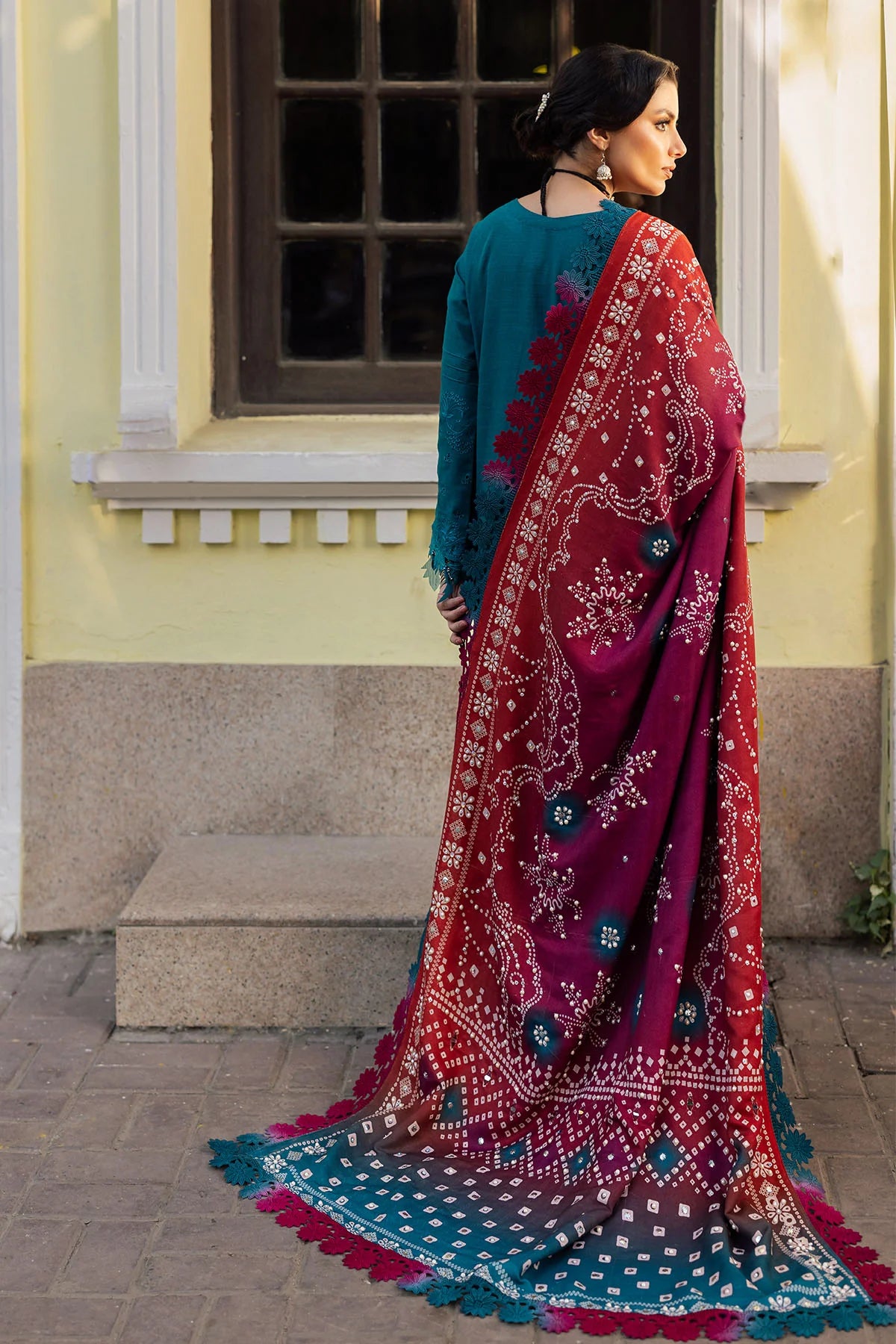 Nureh 3Pc Embroidered Khaddar Suit NE-112 gulbuy.com