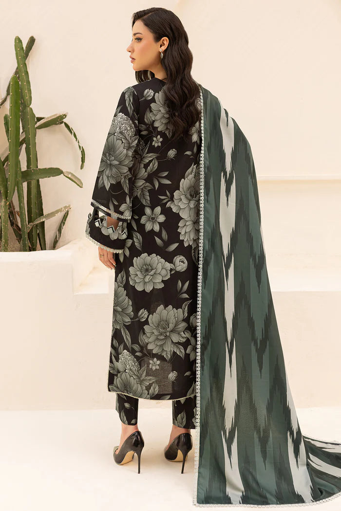Farasha 3Pc Digital Printed Khaddar Suit Aylin gulbuy.com