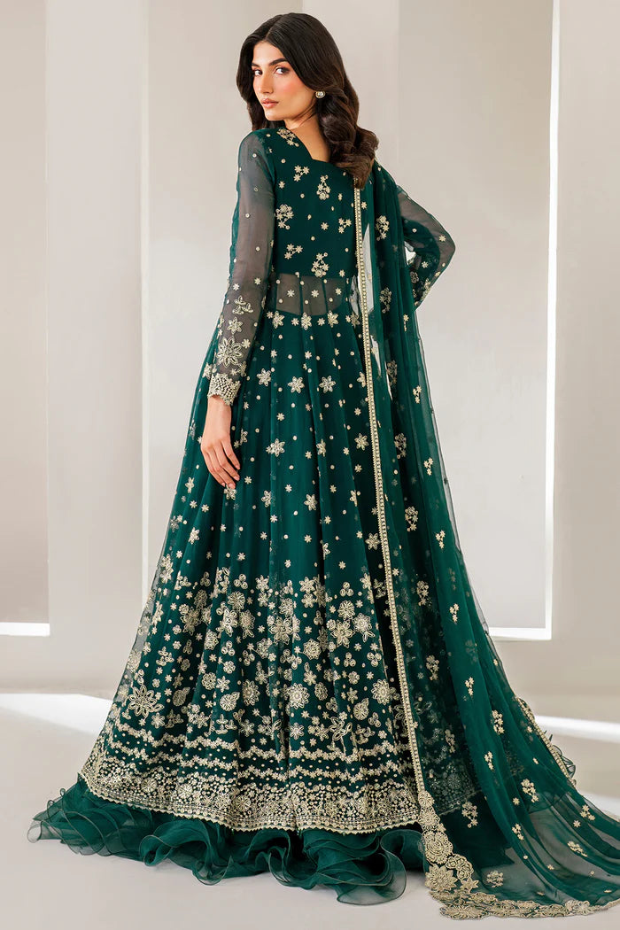 Farasha 3Pc Embroidered Chiffon Suit Adelle gulbuy.com