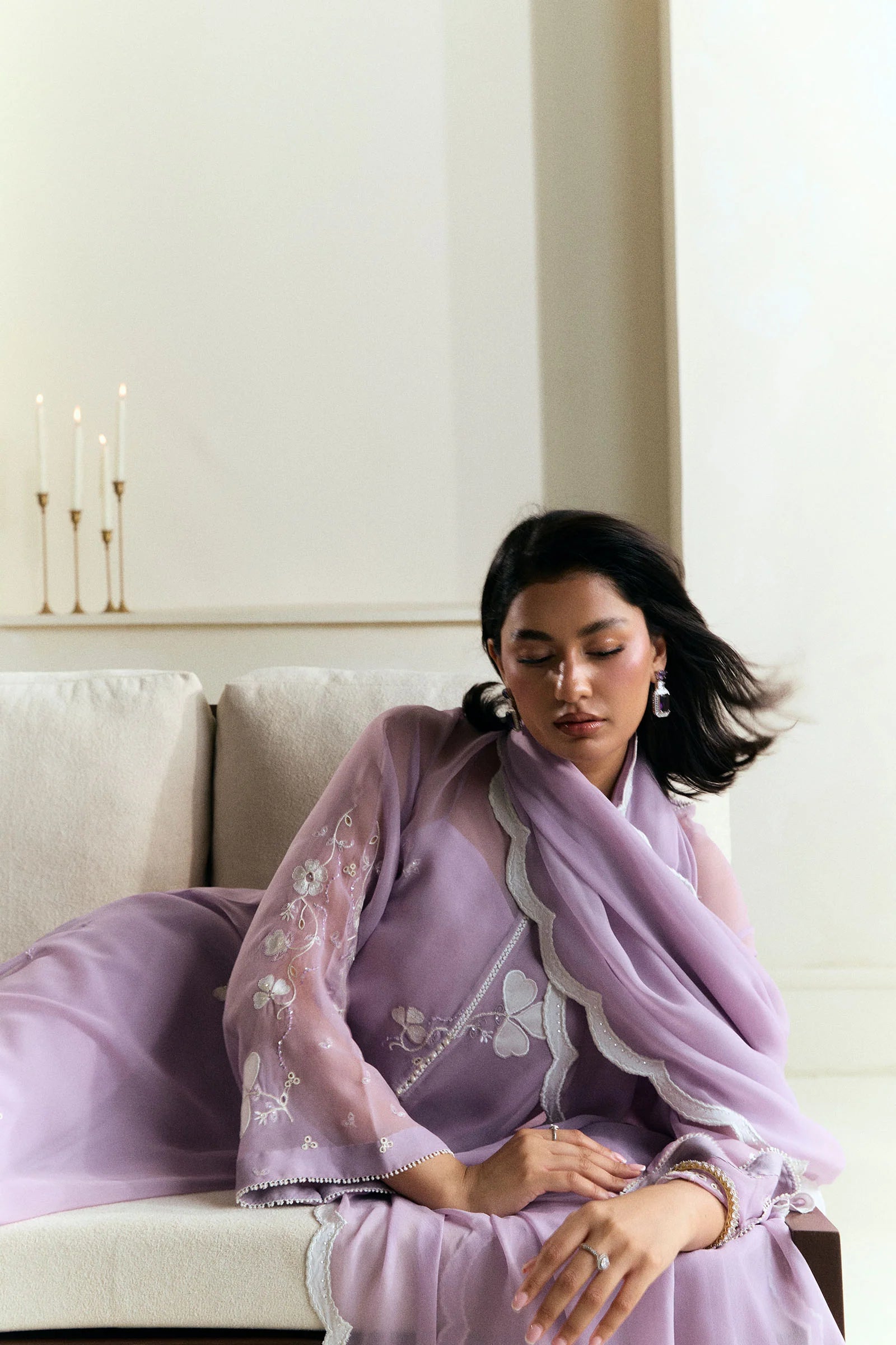 Zara Shahjahan 3Pc Embroidered Raw Silk Suit ZR25F0544 gulbuy.com