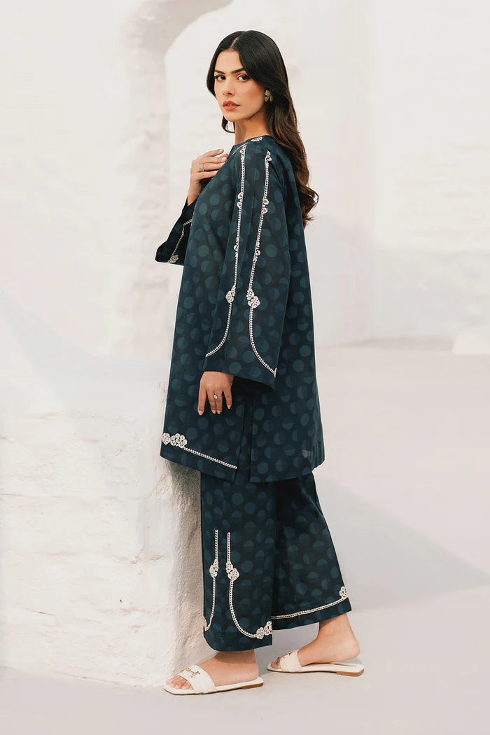 Baroque 2Pc Embroidered Lawn Suit PR-1068 gulbuy.com