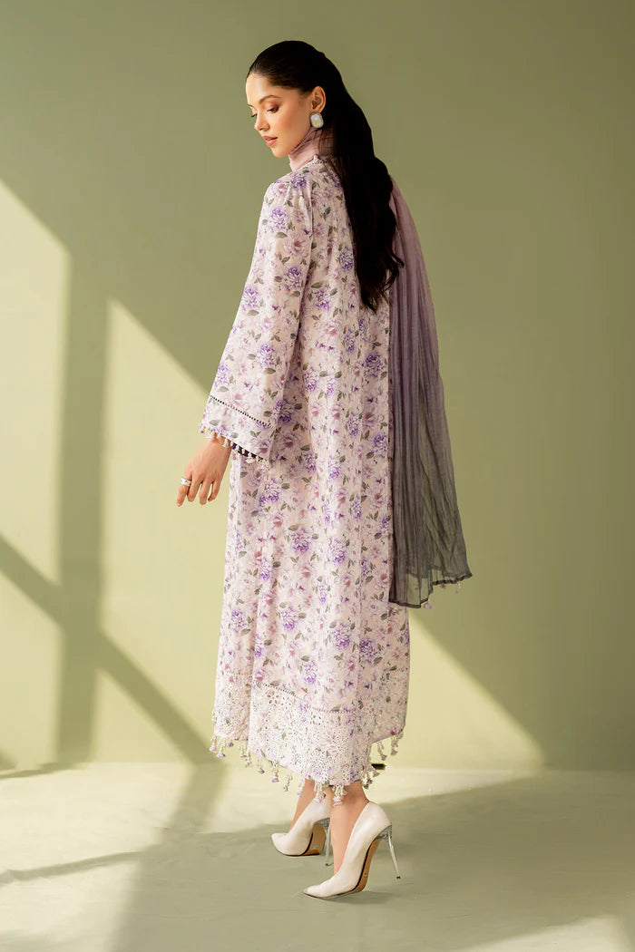 Baroque 3Pc Embroidered Lawn Suit UF-4168 gulbuy.com