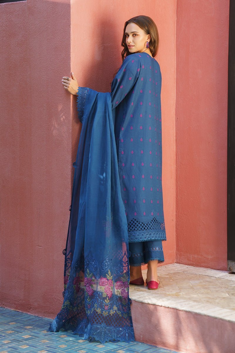 BAROQUE 3PC EMBROIDERED JACQUARD LAWN SUIT (BQU-UF-D571) gulbuy.com