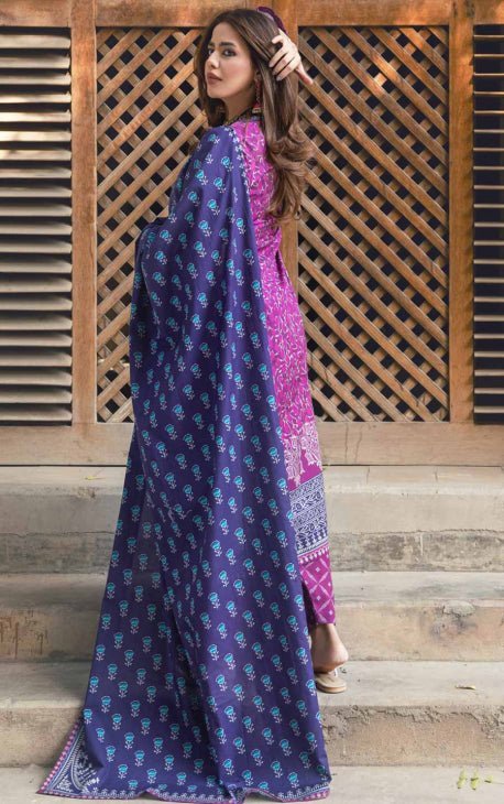 Oaks 3Pc Printed Lawn Suit (OW3P-2302001)