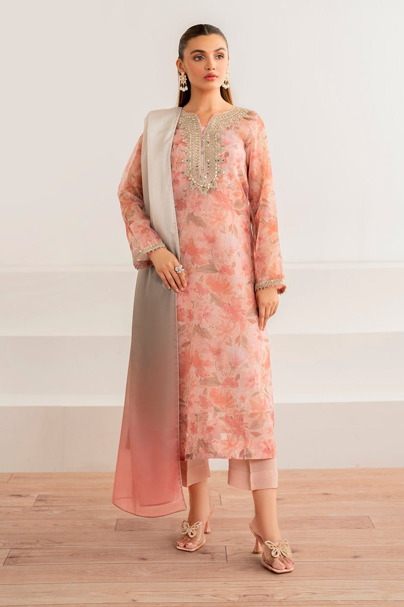 BAROQUE 3PC EMBROIDERED PRINTED COTTON SUIT (BQU-UF-D695)