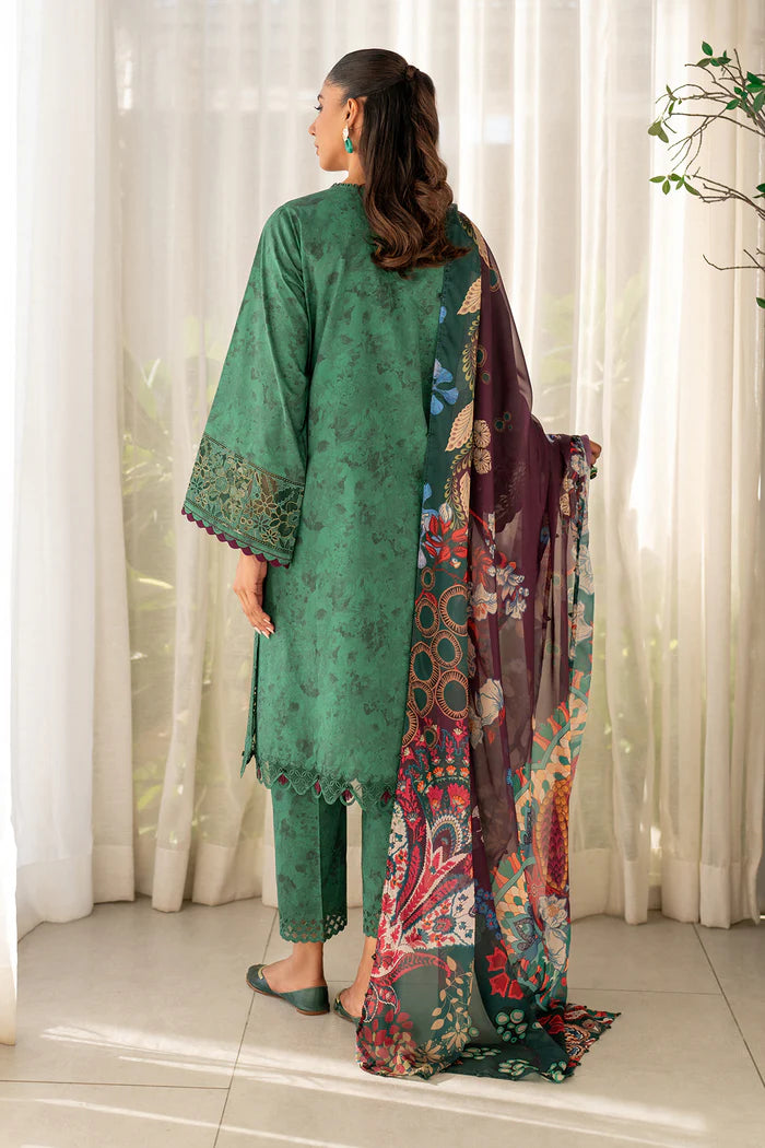 Baroque 3Pc Embroidered Lawn Suit UF-4095 gulbuy.com