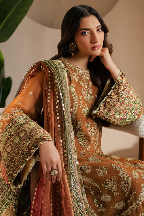 Jazmin 3Pc Embroidered Chiffon Suit WF’25-08 gulbuy.com