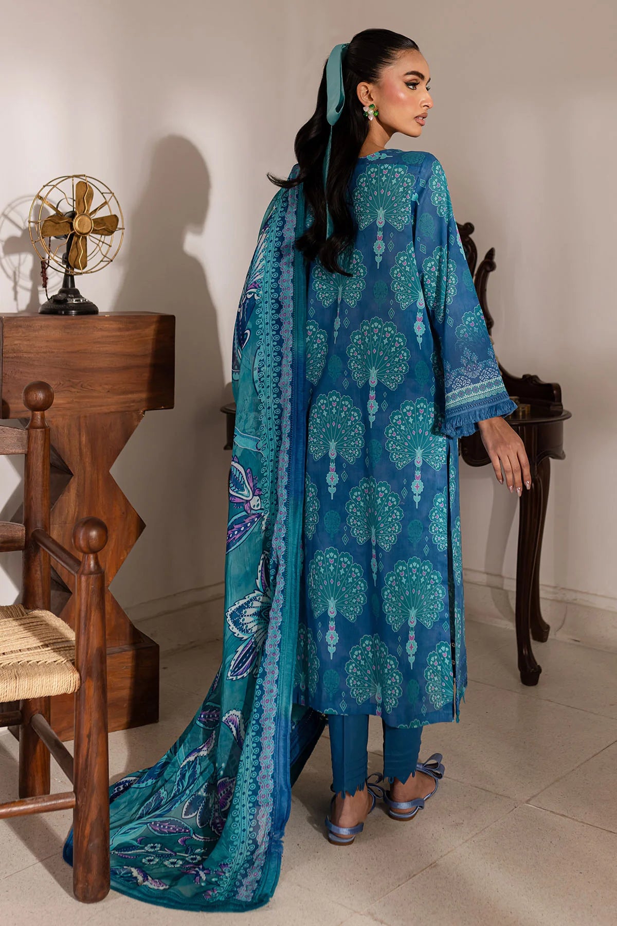 Nureh 3Pc Printed Lawn Suit SP-145 gulbuy.com