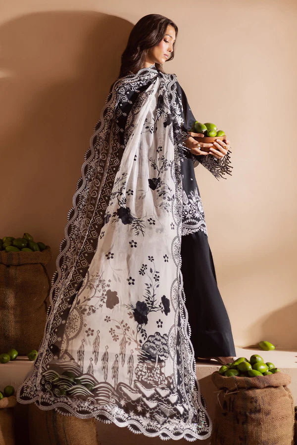 Nureh 3Pc Embroidered Lawn Suit NE-163 gulbuy.com