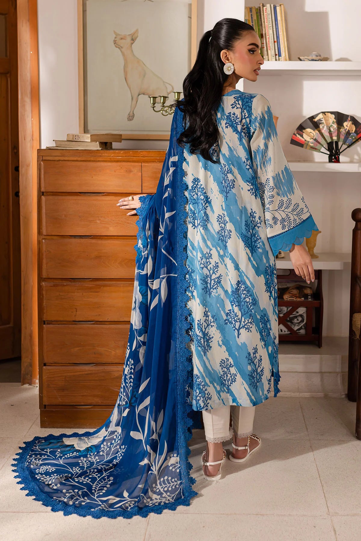 Nureh 3Pc Printed Lawn Suit SP-148 gulbuy.com