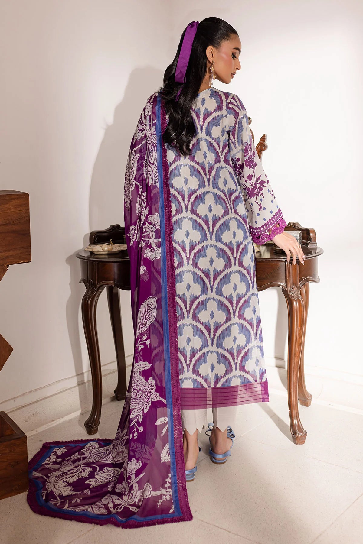 Nureh 3Pc Printed Lawn Suit SP-147 gulbuy.com