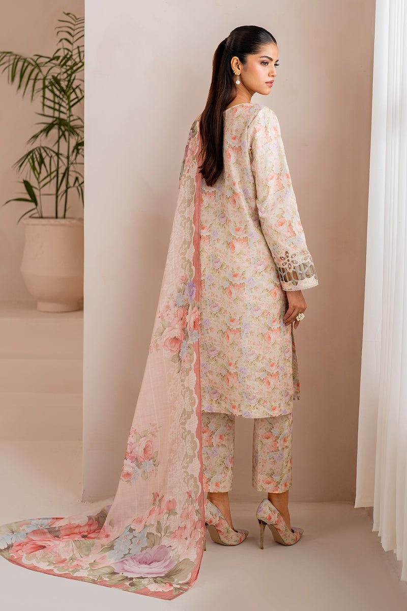 BAROQUE 3PC EMBROIDERED PRINTED LAWN SUIT (BQU-UF-D718) gulbuy.com