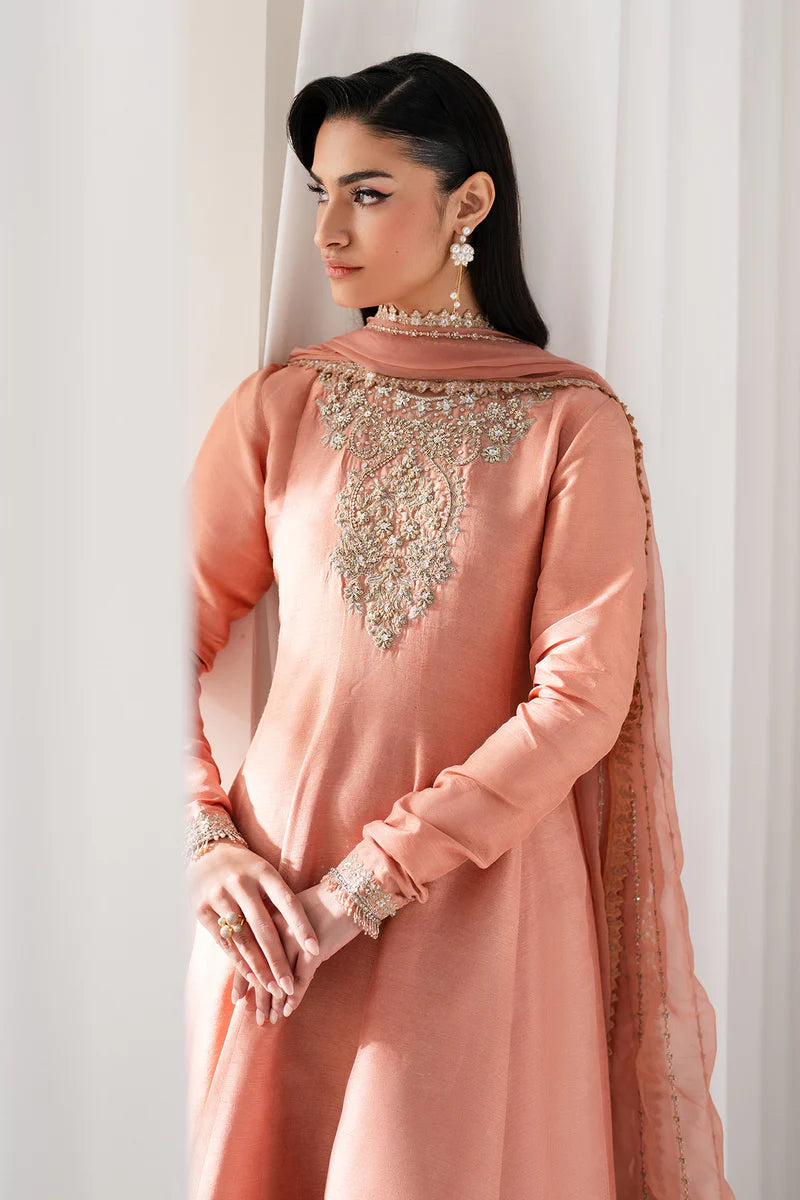 Baroque 3Pc Embroidered Chiffon Suit PR-1099 gulbuy.com
