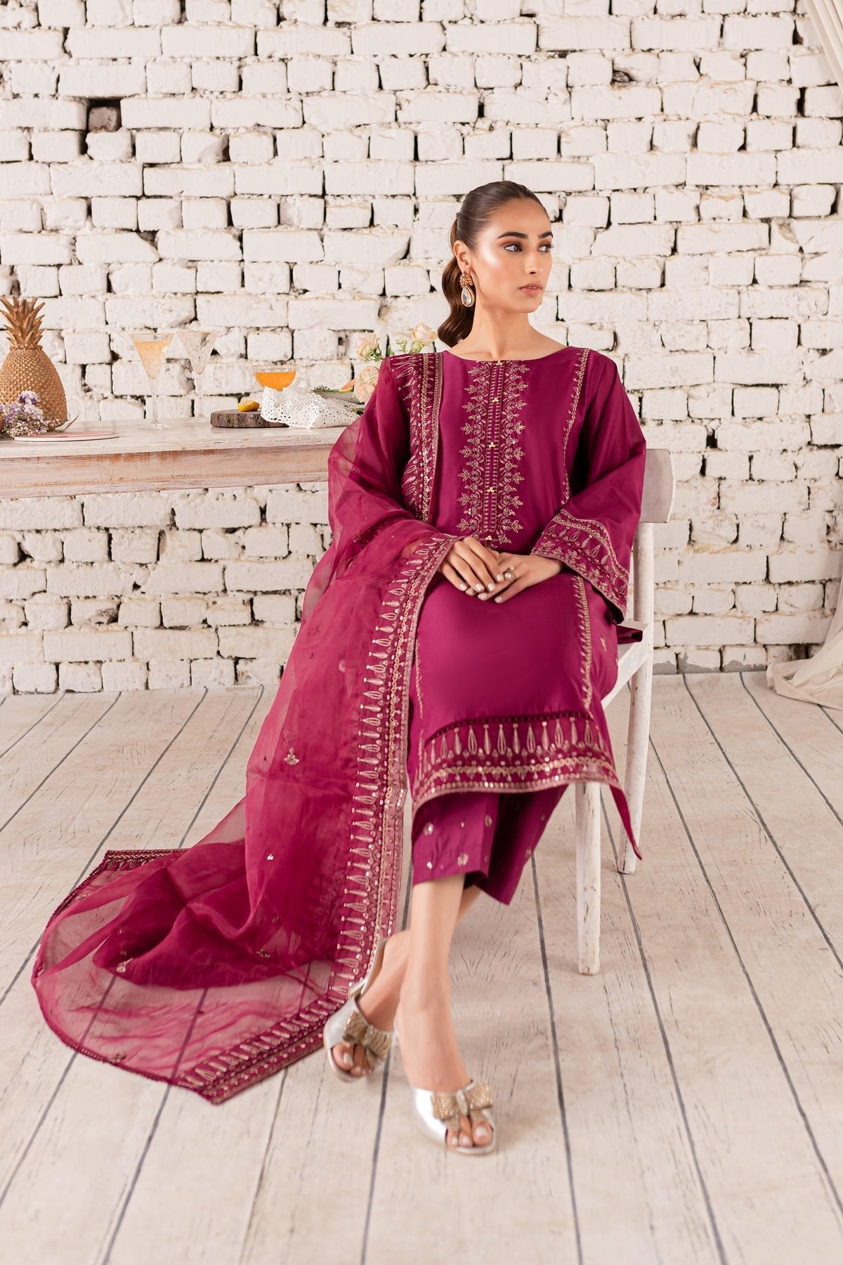 Batik 3Pc Embroidered Lawn Suit (Morus-3Pc) gulbuy.com