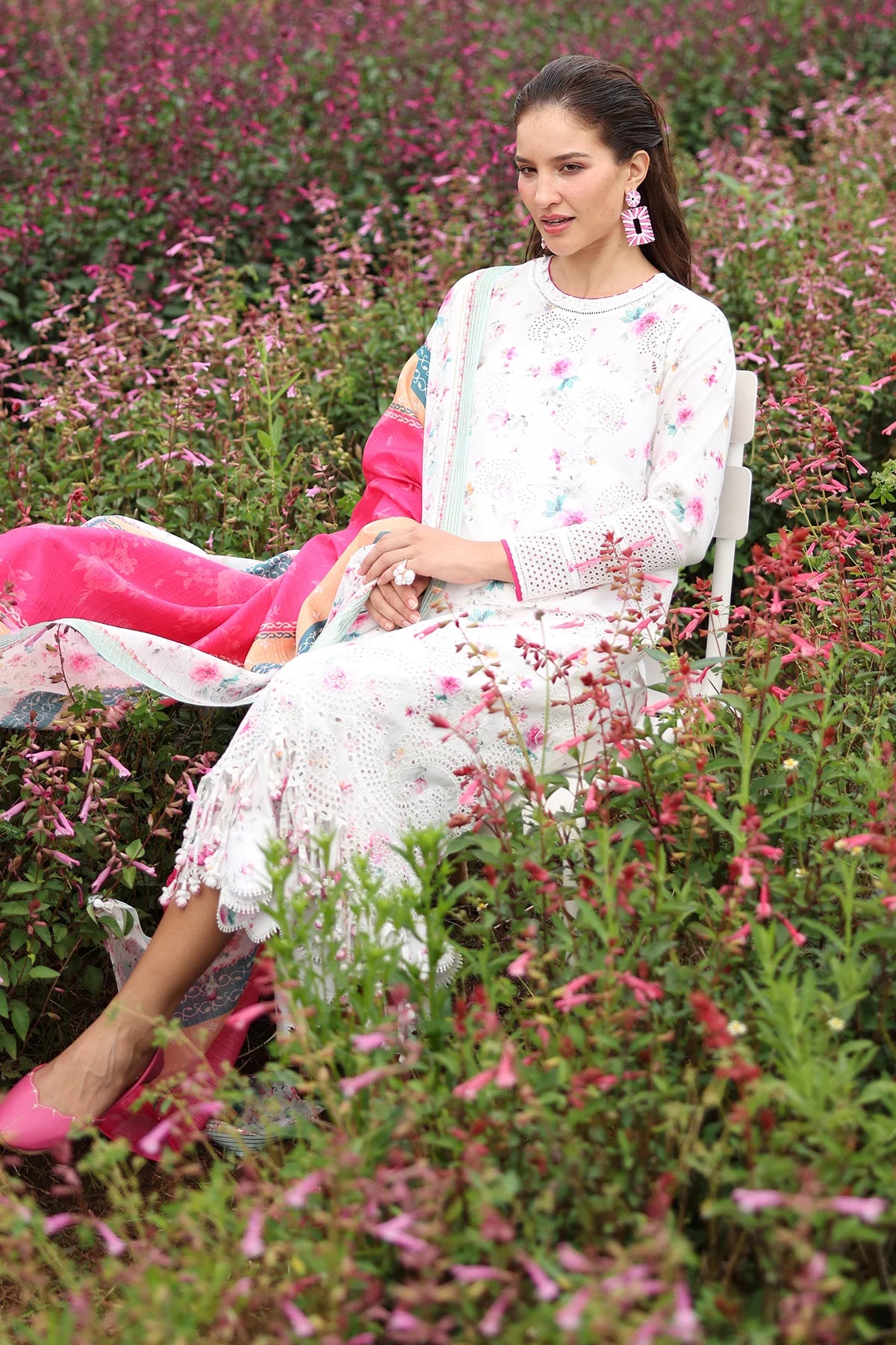 Baroque 3Pc Embroidered Lawn Suit UF-4237