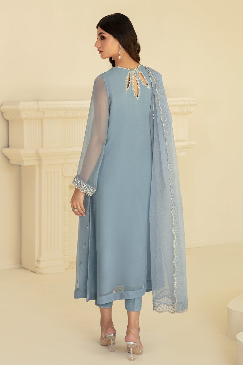 BAROQUE 3PC EMBROIDERED CHIFFON SUIT (BQU-PR-D827-01)
