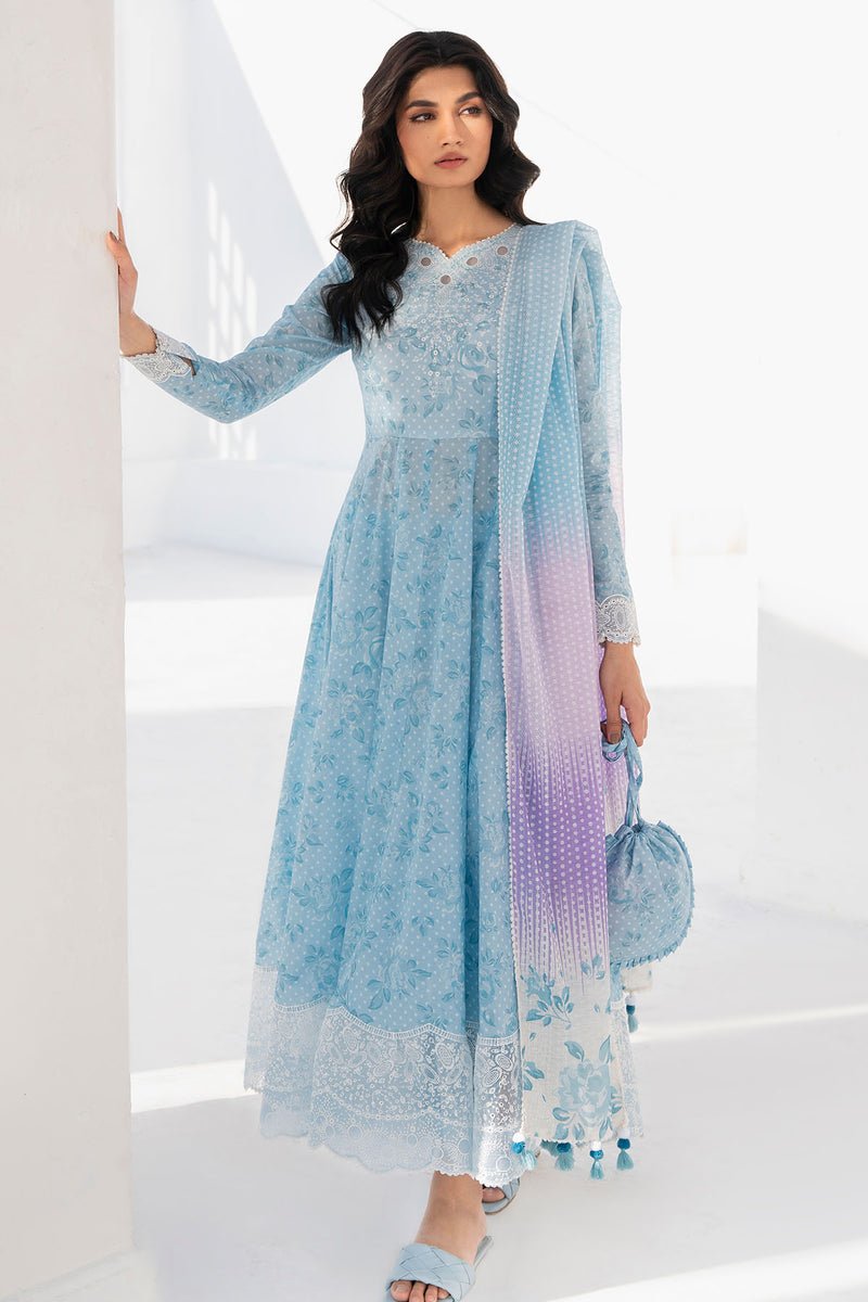 JAZMIN 3 PIECE EMBROIDERED LAWN SUIT (USE-9014)