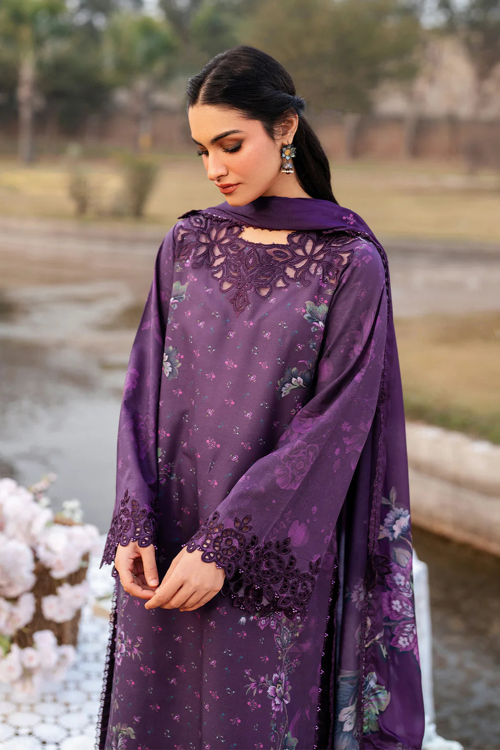 Iznik 3PC Printed Lawn Suit UE-387 gulbuy.com
