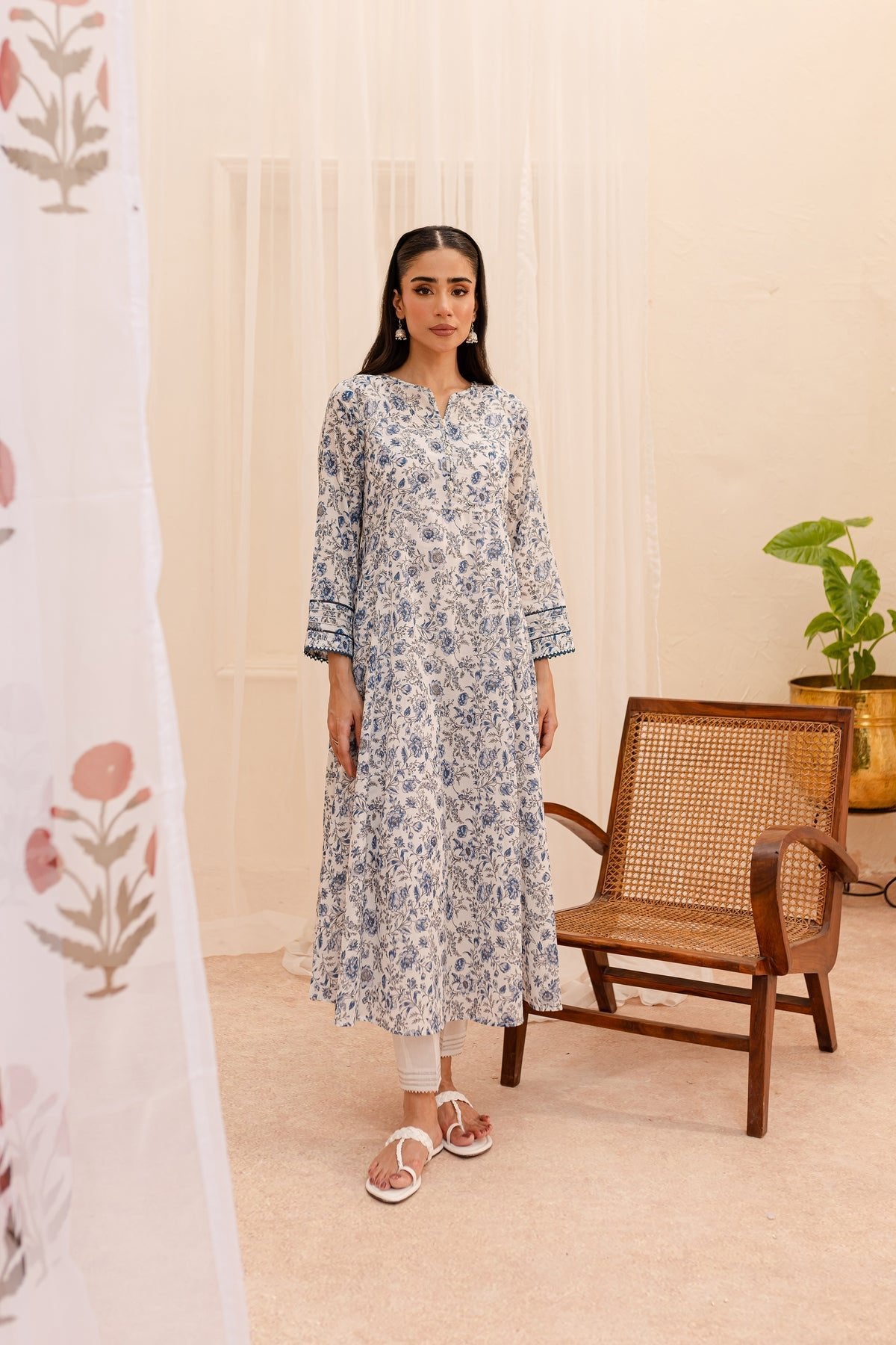 Batik 2Pc Printed Lawn Suit (Blue-Bliss-2Pc)