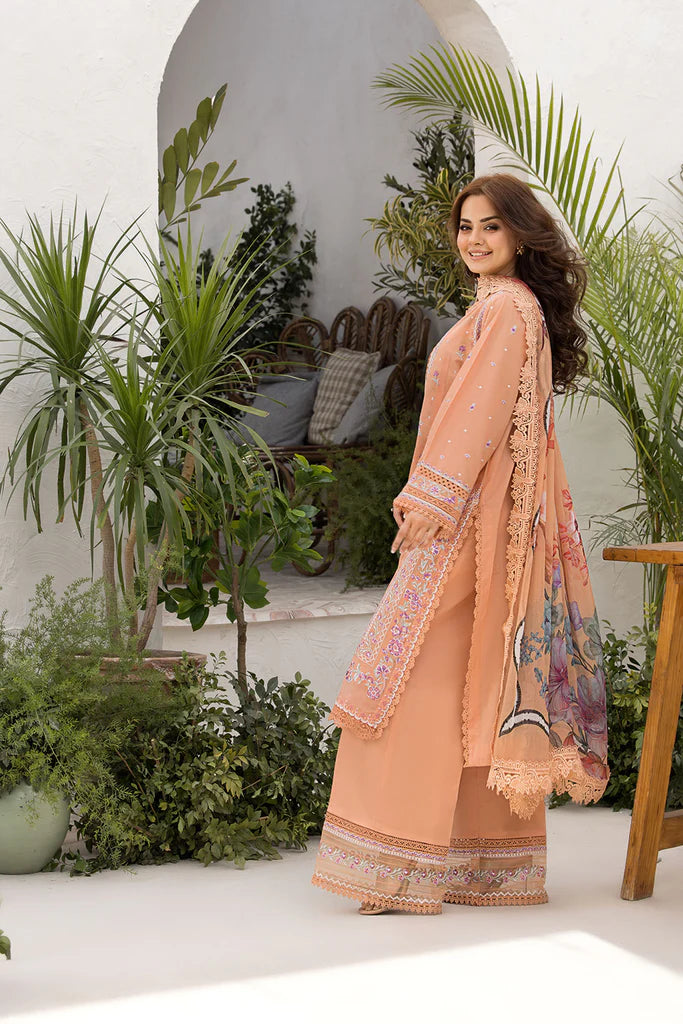 Sobia Nazir 3Pc Embroidered Lawn Suit Design 7A gulbuy.com