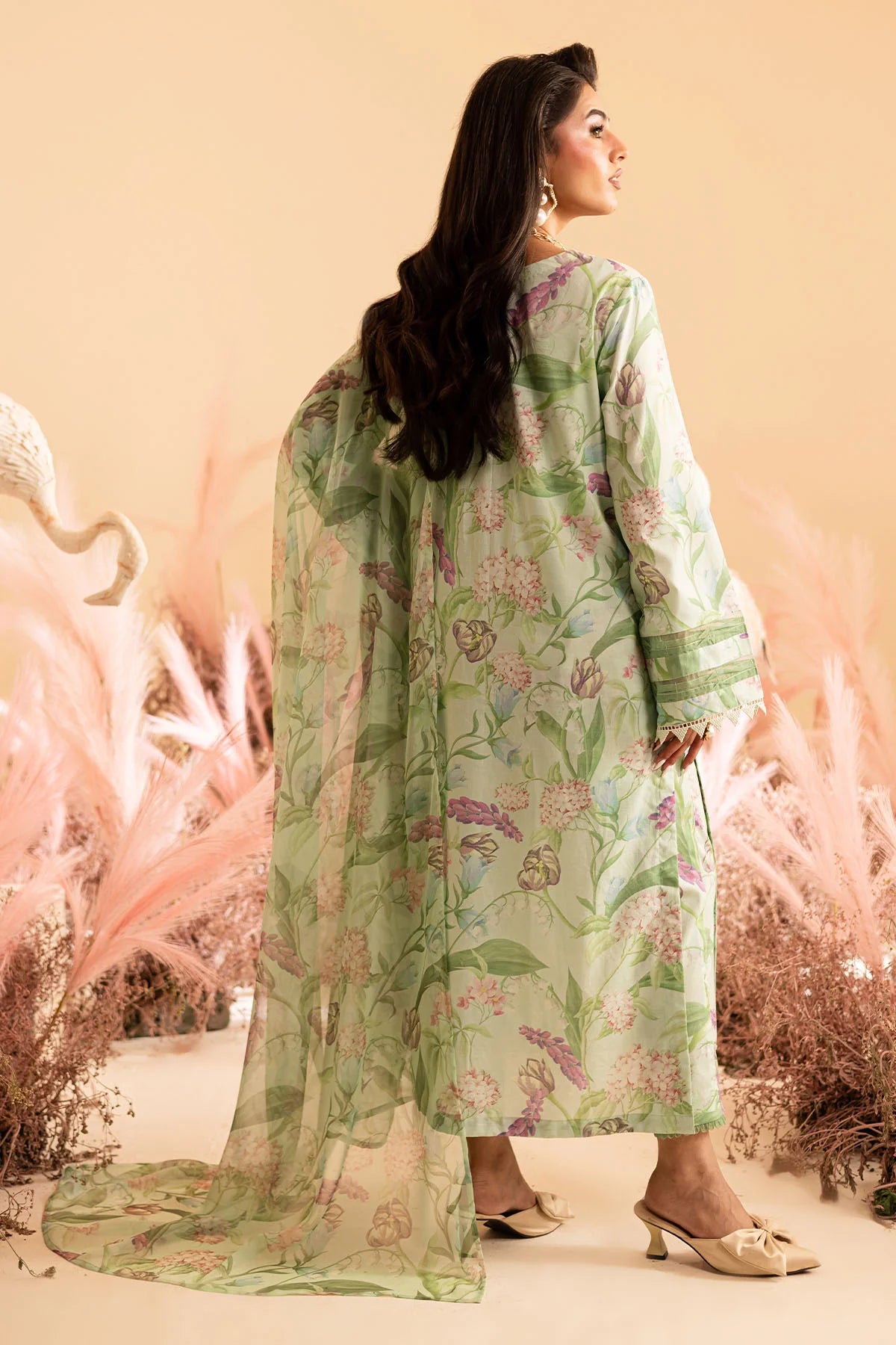 Nureh 3Pc Embroidered Lawn Suit NP-627 gulbuy.com