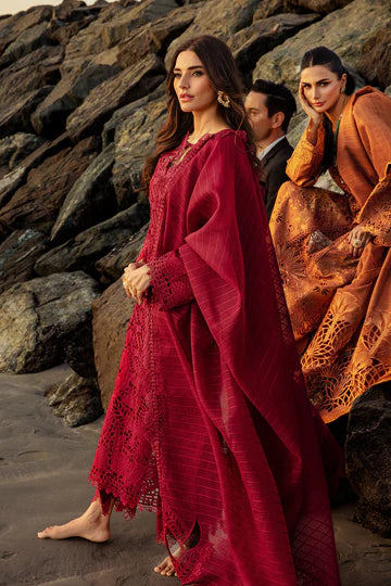 Rang Rasiya 3Pc Embroidered Lawn Suit Alaya gulbuy.com