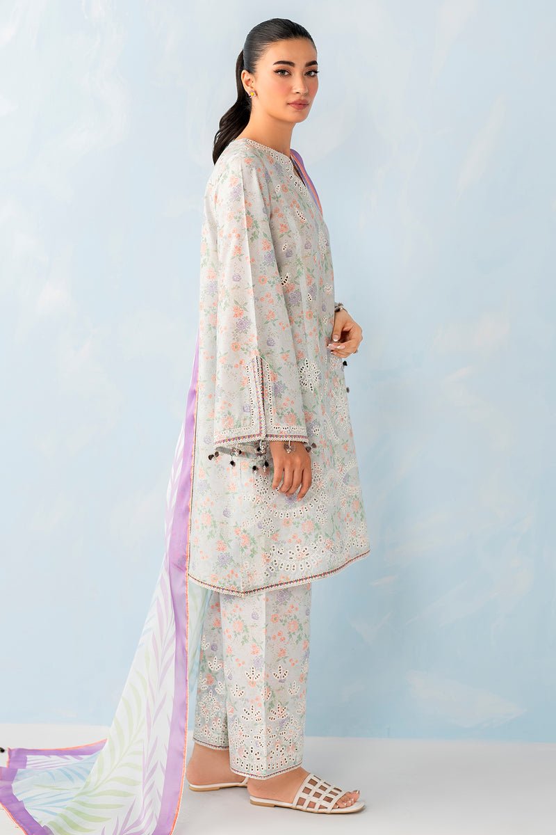 JAZMIN 3 PIECE EMBROIDERED LAWN SUIT (USE-9065) gulbuy.com