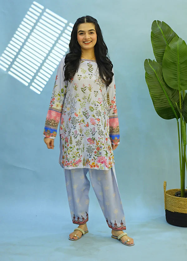Sahane 2PC Printed Lawn Suit ME26005 LIT gulbuy.com