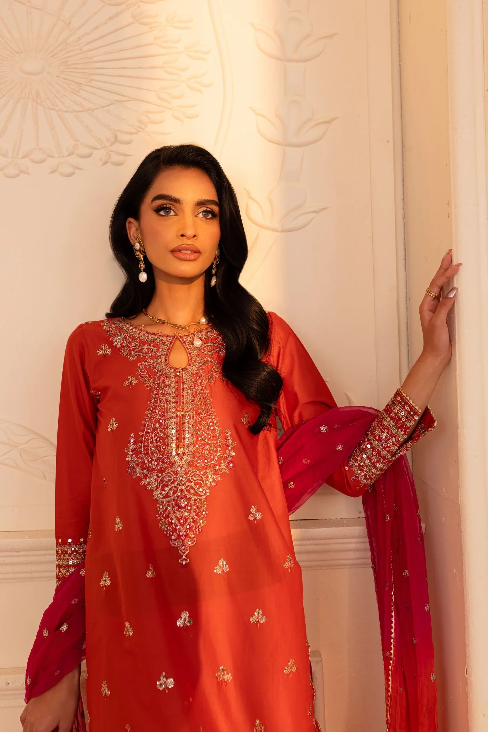 Batik 3Pc Embroidered Lawn Suit Rusteez gulbuy.com