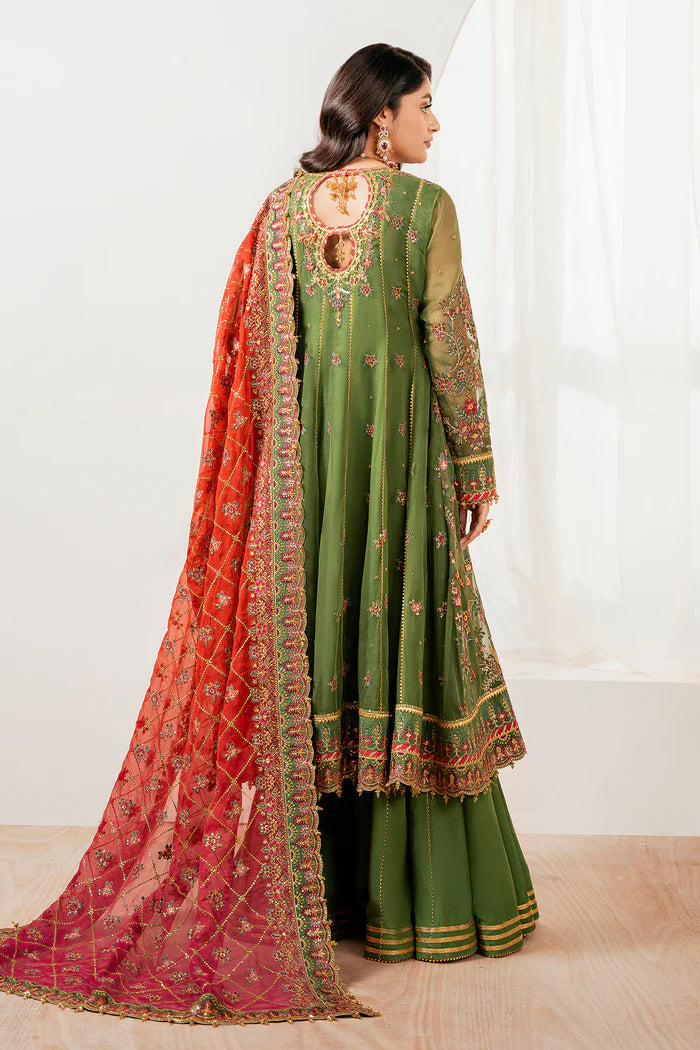 Baroque 3Pc Embroidered Chiffon Suit SF-4037 gulbuy.com