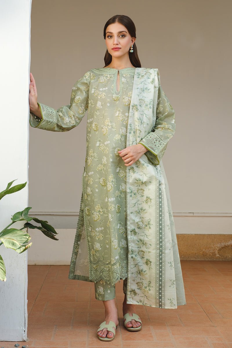 BAROQUE 3PC EMBROIDERED PRINTED LAWN SUIT (BQU-UF-D654)