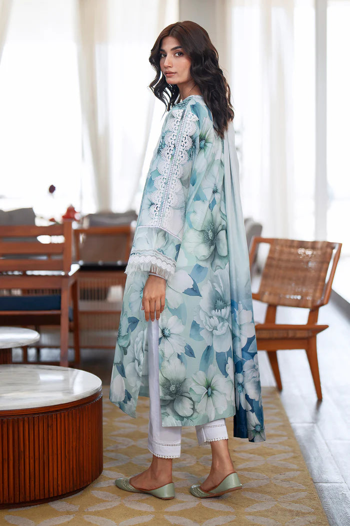 Baroque 3Pc Embroidered Lawn Suit UF-4075 gulbuy.com