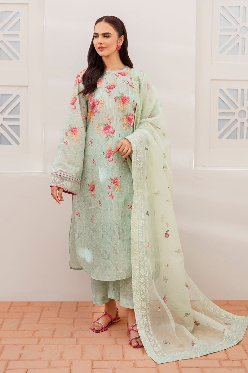 BAROQUE 3PC EMBROIDERED PRINTED LAWN SUIT (BQU-UF-D628)