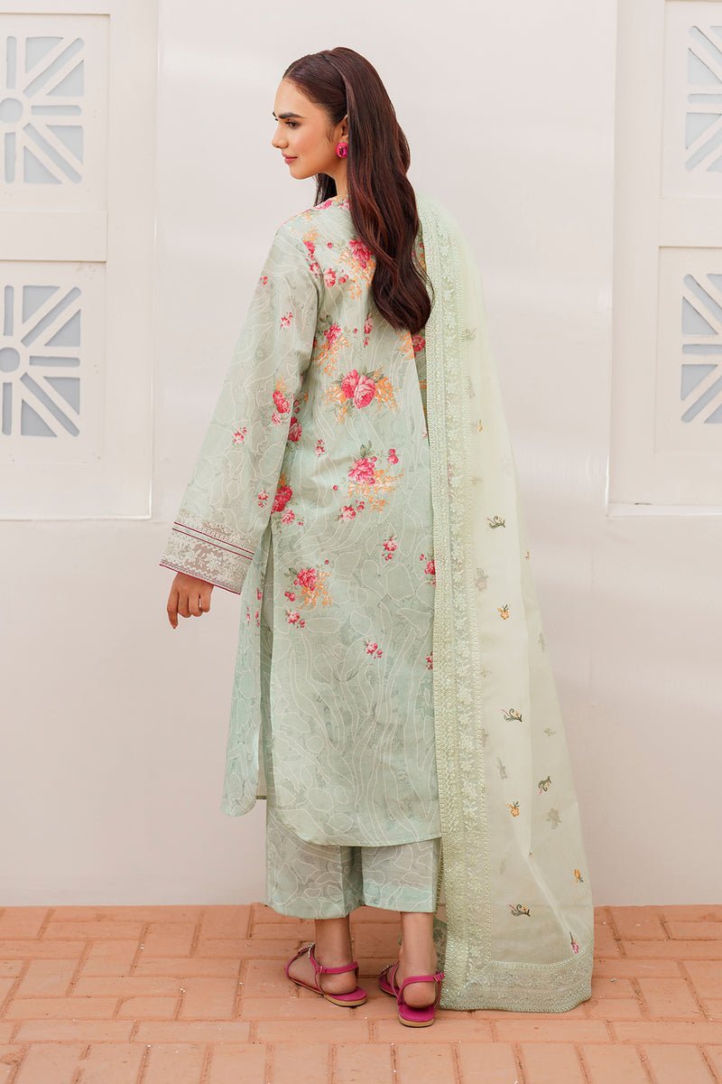 BAROQUE 3PC EMBROIDERED PRINTED LAWN SUIT (BQU-UF-D628) gulbuy.com