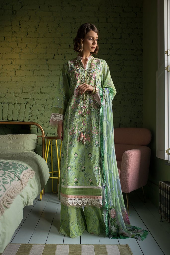 SOBIA NAZIR 3PC EMBROIDERED CHIFFON SUIT (SV24-8B)
