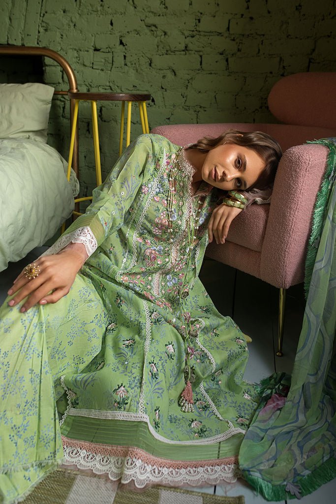 SOBIA NAZIR 3PC EMBROIDERED CHIFFON SUIT (SV24-8B)