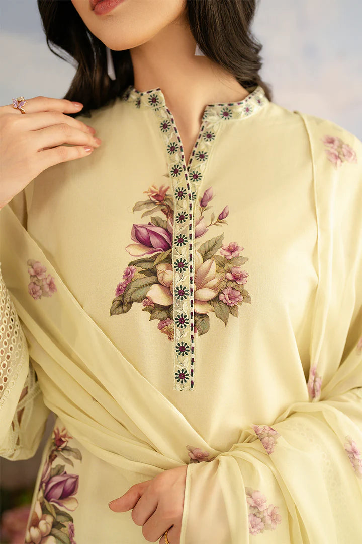 Iznik 3Pc Printed Lawn Suit UE-459 gulbuy.com