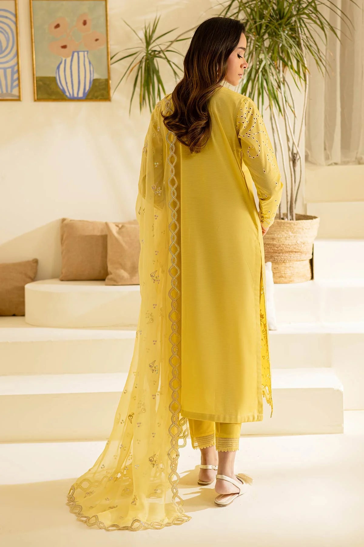 Nureh 3Pc Embroidered Lawn Suit NP-609 gulbuy.com