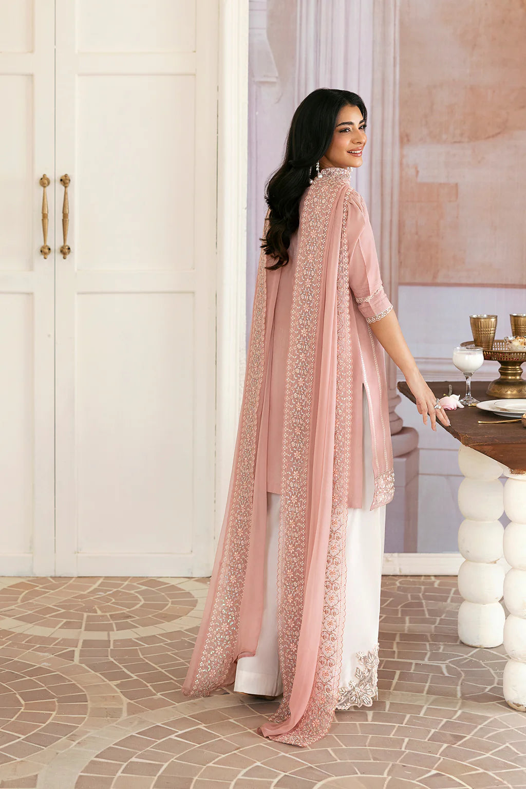 Vanya 3Pc Printed Chiffon Suit SY-06 gulbuy.com