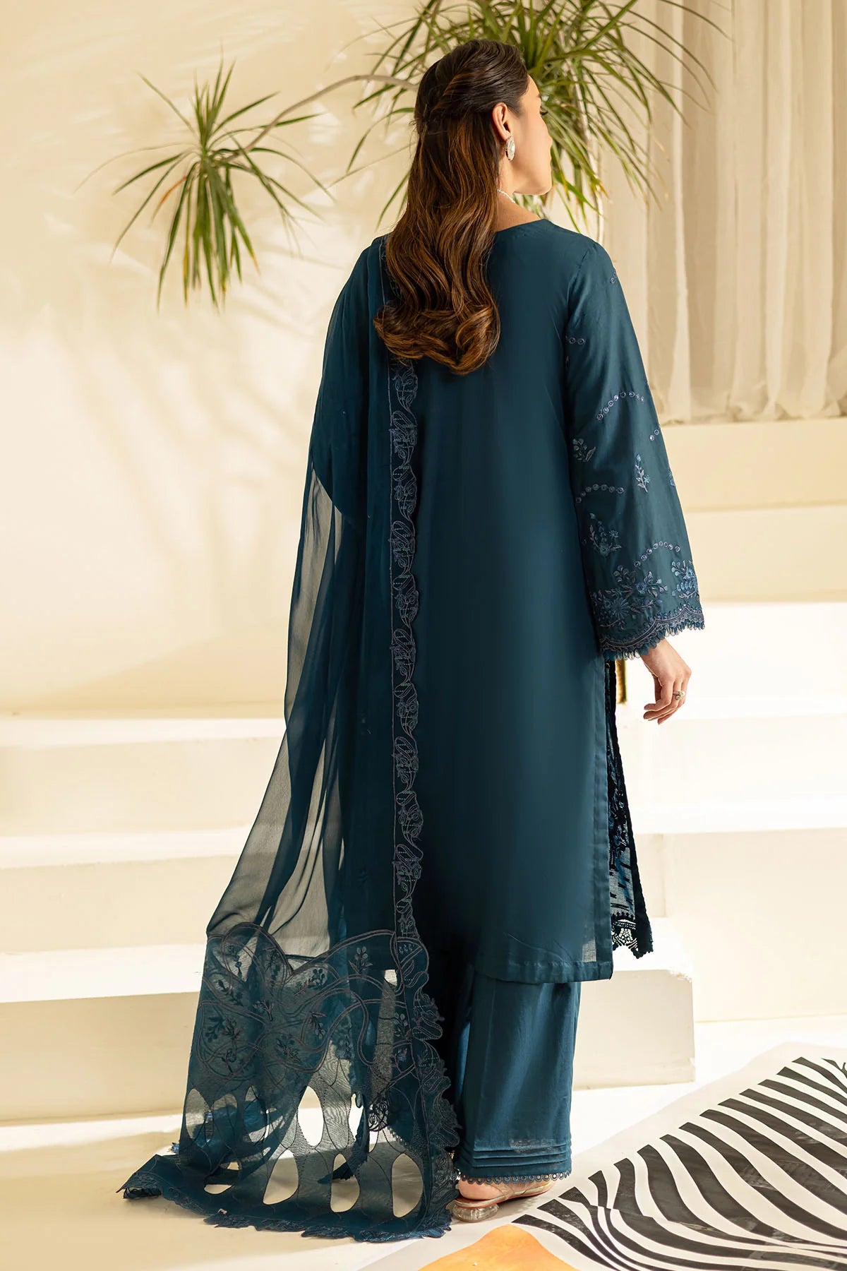 Nureh 3Pc Embroidered Lawn Suit NP-618 gulbuy.com
