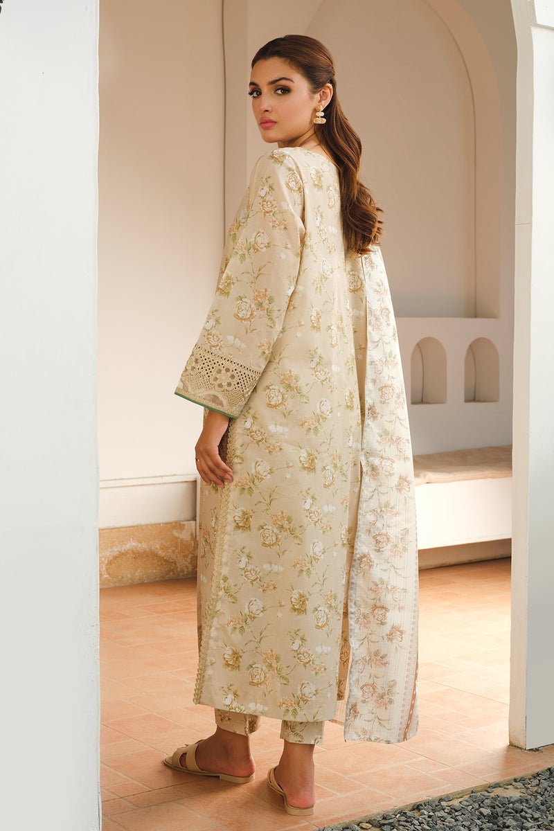 BAROQUE 3PC EMBROIDERED PRINTED LAWN SUIT (BQU-UF-D655) gulbuy.com