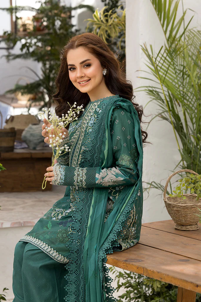 Sobia Nazir 3Pc Embroidered Lawn Suit Design 9B (Copy) gulbuy.com