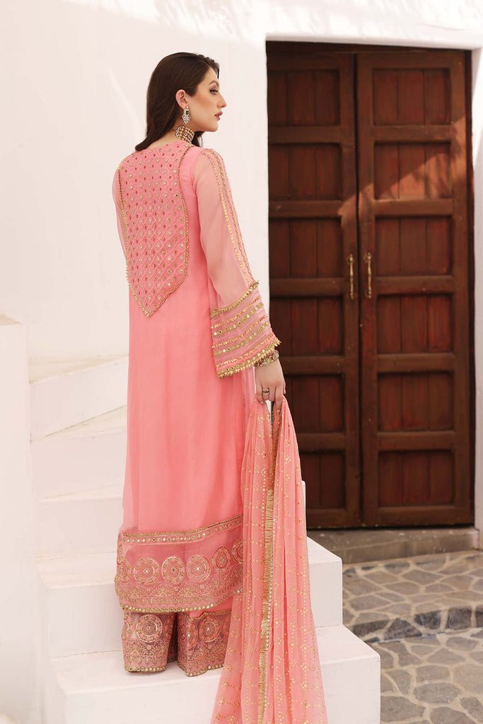 Charizma 3 Piece Embroidered Chiffon Suit (101358501008) gulbuy.com