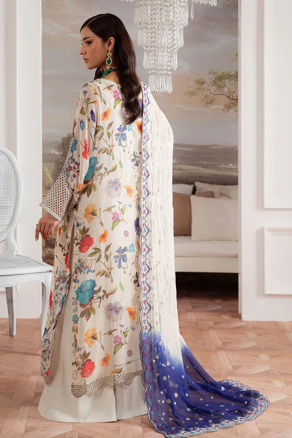 Nureh 3Pc Embroidered Chiffon Suit AM-26 gulbuy.com