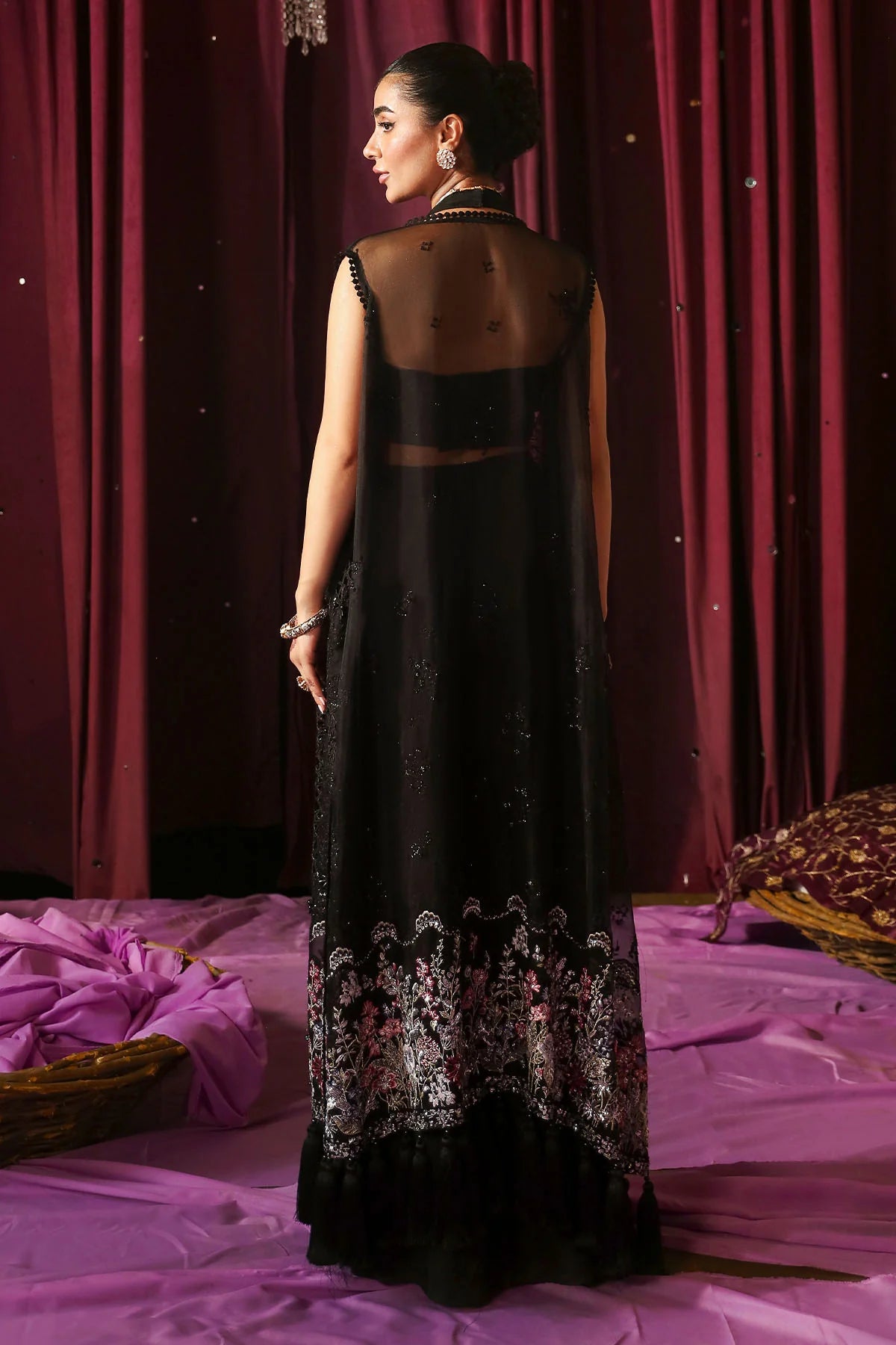 Nureh 3Pc Embroidered Organza Suit NL-73 MAYA gulbuy.com