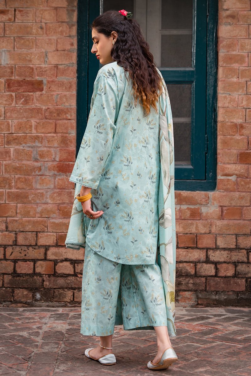 CROSS STITCH 3 PIECE PRINTED LAWN SUIT (0124RTWPRTLWN0202)