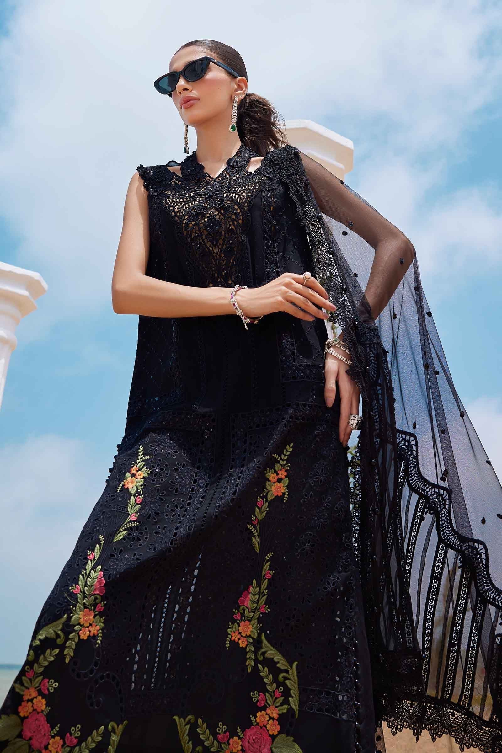Maria B 3Pc Embroidered Lawn Suit EID LAWN-25-01 gulbuy.com
