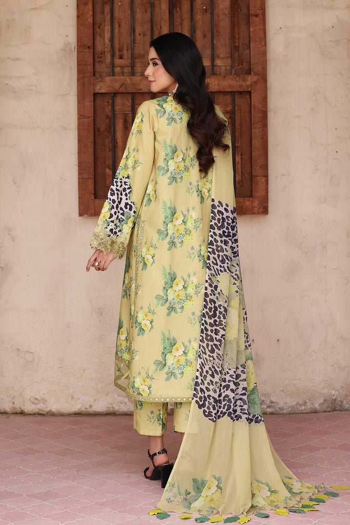 Charizma 3 Piece Embroidered Lawn Suit (CCS4-15) gulbuy.com